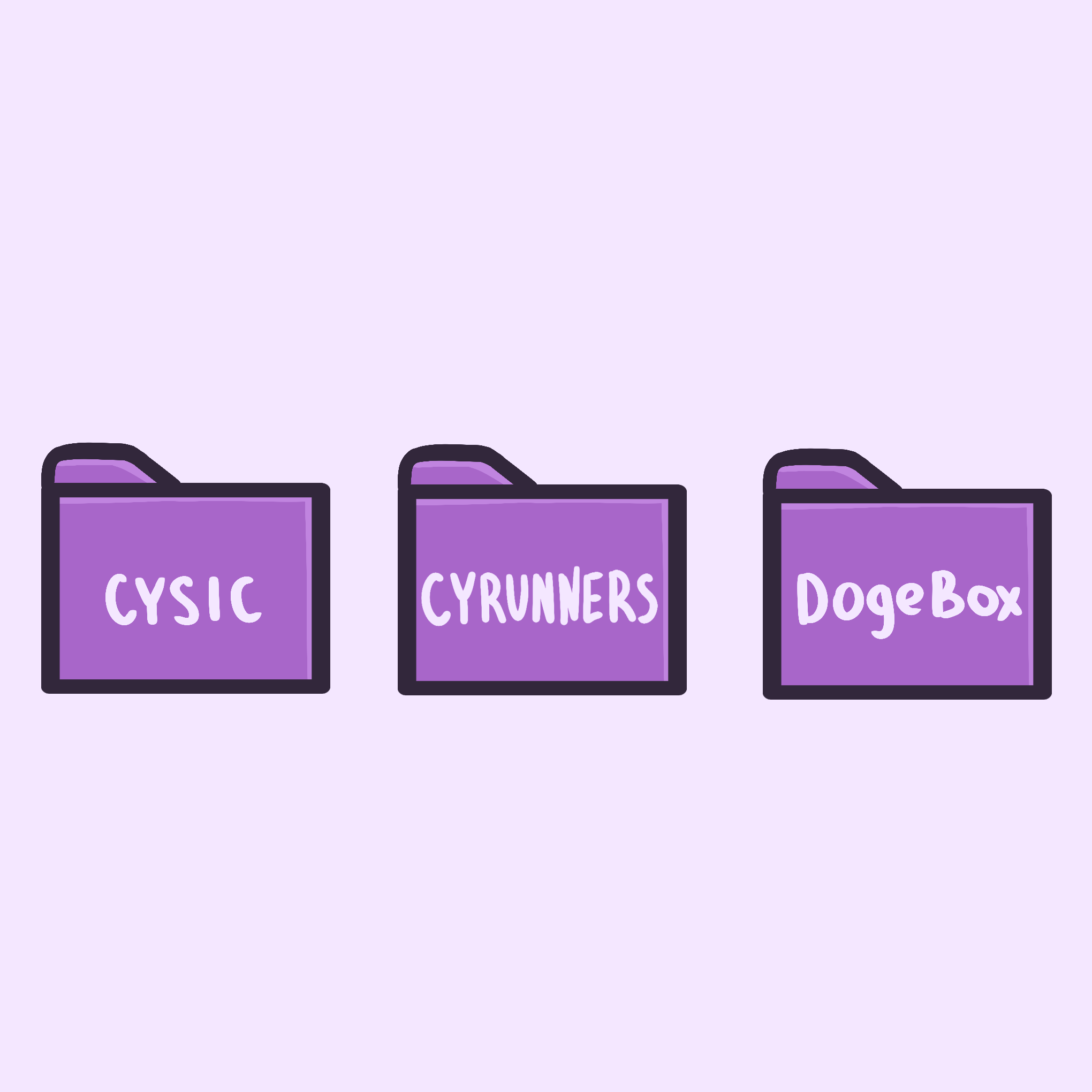CYSIC · CYRUNNERS · DogeBox